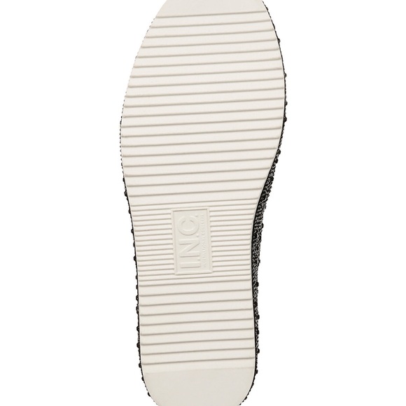 INC Sz 7 Lenna Black Bling Slip-On Heat Set Stone Embellished Sneakers - Picture 5 of 14